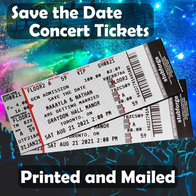 💒 Build a Custom Wedding Ticket - Stubforge.com